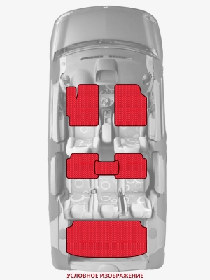 ЭВА коврики «Queen Lux» комплект для Toyota Celica